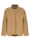 Max Mara Fascia Bomber Jacket In Brown