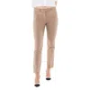 Max Mara Fatina Cotton And Viscose Trousers In Beige