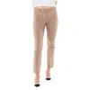 Max Mara Fatina Cotton And Viscose Trousers, Brand Size 42 ( Us Size 8 ) In Brown