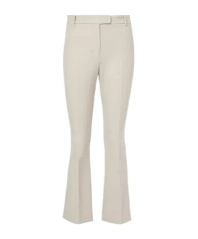 Max Mara Fatina Cropped Straight Pants In Brown
