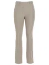 Max Mara Flared Casual Pants In Neutral