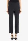 Max Mara Fatina Viscose-blend Pants In Blue