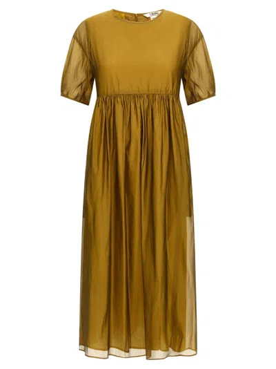 Max Mara 'fatoso' Dress In Gray