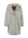 Max Mara Long-sleeved Coat In Gray