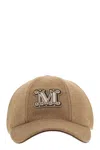 Max Mara Fedora - Camel Baseball Cap In Brown