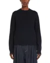 Max Mara Fedora Wool Blend Crewneck Sweater In Midnightblue
