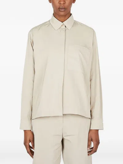 Max Mara Felix Chest-pocket Button-up Jacket In Neutral