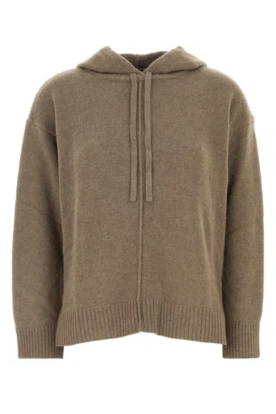 WEEKEND MAX MARA FELPA JEREZ IN MISTO LANA FANGO  DONNA