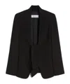 Max Mara Long Sleeve Cady Casual Jacket In Black