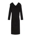 Max Mara Studio Maremar Dress In Black