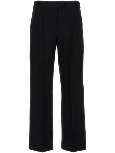 Max Mara Straight Casual Pants In Black
