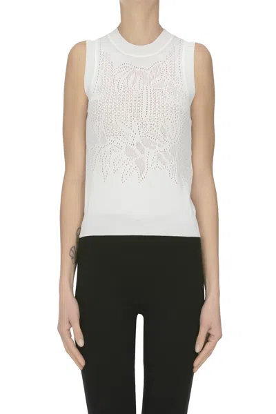 Max Mara Feriale Top In White