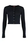 Max Mara Women's Feriale Wool And Silk Cardigan In Blue