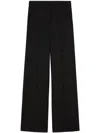 Max Mara Long Wide-leg Trousers With Tailored Fit And Side Pockets