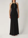 Max Mara Fernet Maxi Dress In Nero