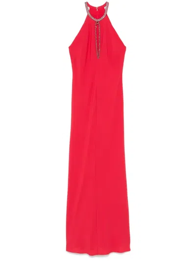 Max Mara Fernet Gown In Red