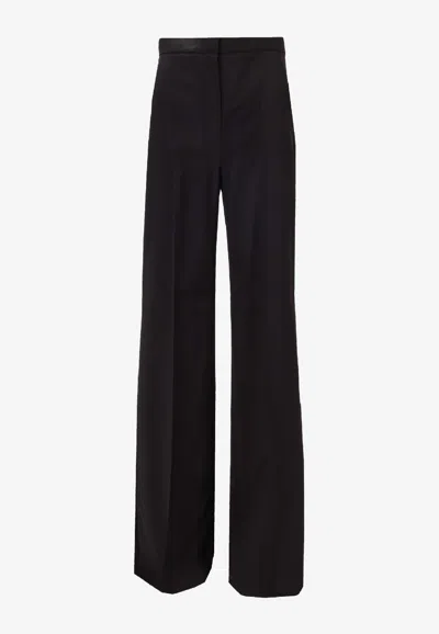 Max Mara Fernet Straight-leg Tailored Pants In Black