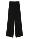 Max Mara Long Wide-leg Trousers With Tailored Fit And Side Pockets