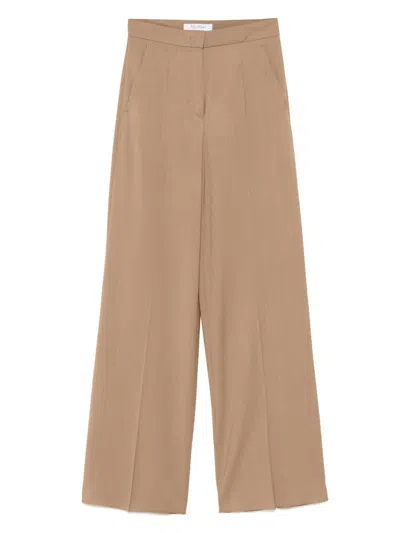 MAX MARA 'FERNET' TROUSERS IN LIGHTWEIGHT PURE WOOL CANVAS MAX MARA