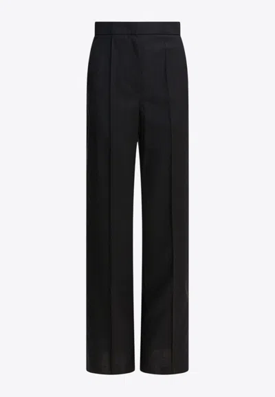 MAX MARA FERNET WIDE-LEG WOOL PANTS