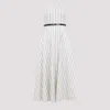 Shop Max Mara Fervida Striped Midi Dress In Riga Piccola Sabbia