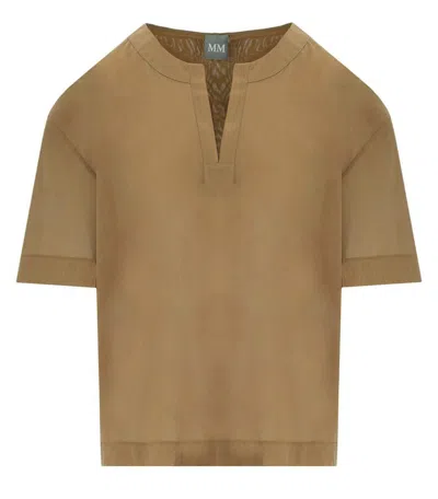 Max Mara Fidato Camel Blouse