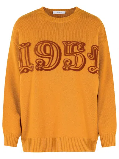 Max Mara Fido Brown Wool Blend T-shirt