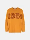 Max Mara 'fido' Brown Wool Blend T-shirt In Brown