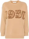 Max Mara Fido 1951 Wool And Cashmere Sweater In Neutrals