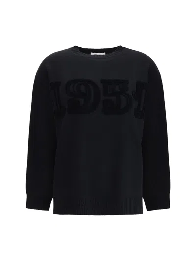 Max Mara Fido Sweater With A 1951 Embroidery In Multi