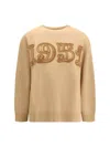 Max Mara Fido Sweater With A 1951 Embroidery In Brown