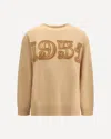 Max Mara Fido Sweater With A 1951 Embroidery In Brown