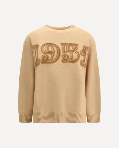 MAX MARA FIDO SWEATER WITH A 1951 EMBROIDERY