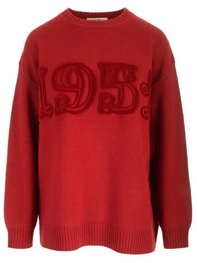 Max Mara Fido Sweater In Red