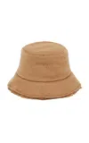 Max Mara Fiduca Camelwool Hat In Brown