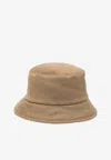Max Mara Bucket Hat In Camel And Teddy Hats Brown In Brown