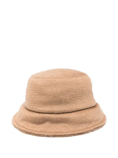Max Mara Fiducia Bucket Hat In Brown