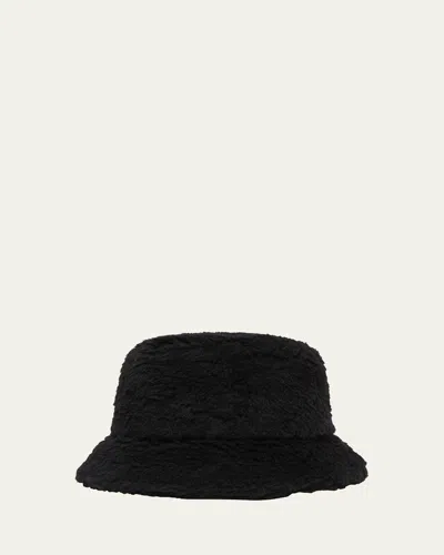 Max Mara Fiducia Wool Bucket Hat In Black