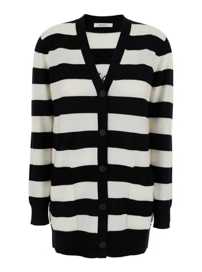 MAX MARA MAX MARA FIEMME STRIPED CARDIGAN