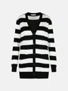 Max Mara 'fiemme' Two-tone Virgin Wool Cardigan