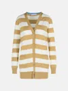 Max Mara 'fiemme' Virgin Wool Sand Cardigan
