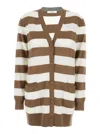 Max Mara Fiemme Striped Knit Cardigan