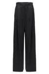 Max Mara High Waist Satin Finish Wide Leg Trousers