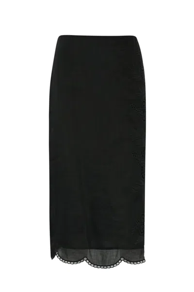 MAX MARA FIFY RAMIE SKIRT