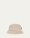 Max Mara Figura Wool Bucket Hat In Sand