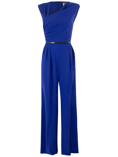 Max Mara Filante Jumpsuit In Blau