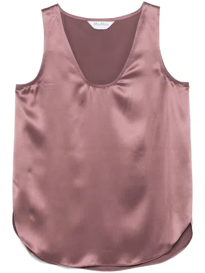 Max Mara Filly Top In Pink