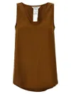 Max Mara Filly Tops Brown In Brown