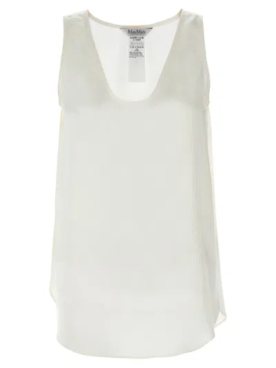 Max Mara 'filly' Top In White