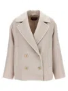 Max Mara Filovia Coats And Trench Coats Beige